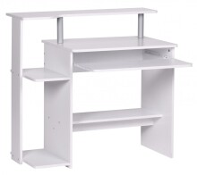 Schreibtisch >WL1.153< in weiß - 94x90x48cm (BxHxT)