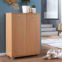 Schuhkommode >NIMES< in Buche Dekor - 60x90x35cm...