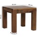 Couchtisch >WL1.204< in Sheesham, Massivholz - 45x40x45cm (BxHxT)