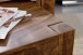 Satztisch >WL1.212< (3er Set) in Sheesham, Massivholz - 45x50x35cm (BxHxT)