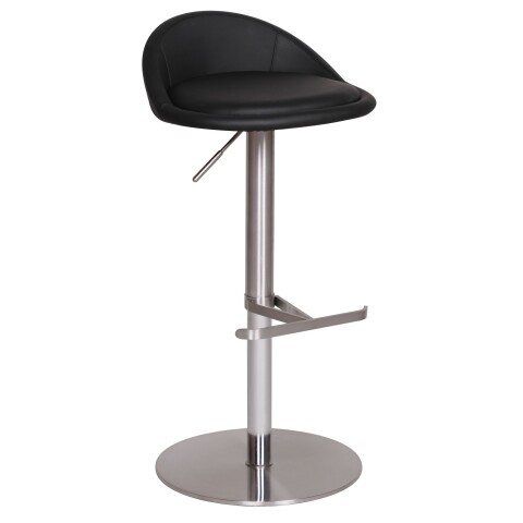 Barhocker >WL1.281< in Schwarz - 43x90x43cm (BxHxT)
