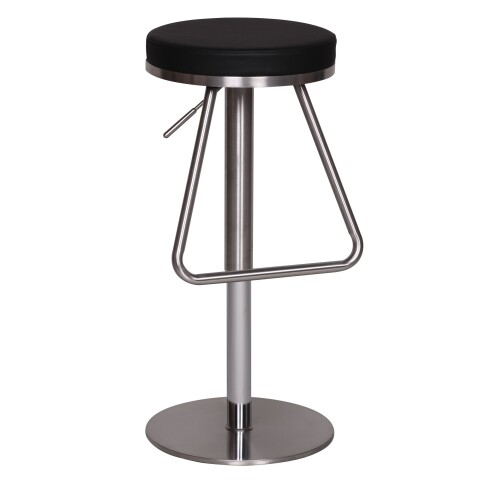 Barhocker >WL1.291< in Schwarz - 79x39cm (HxD)