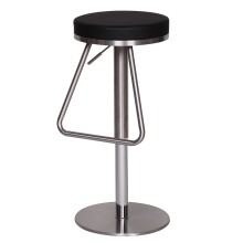 Barhocker >WL1.291< in Schwarz - 79x39cm (HxD)