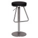 Barhocker >WL1.291< in Schwarz - 79x39cm (HxD)