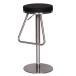 Barhocker >WL1.291< in Schwarz - 79x39cm (HxD)