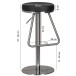 Barhocker >WL1.291< in Schwarz - 79x39cm (HxD)