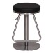 Barhocker >WL1.291< in Schwarz - 79x39cm (HxD)
