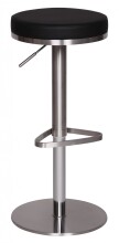 Barhocker >WL1.293< in Schwarz - 82x38cm (HxD)