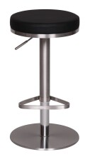 Barhocker >WL1.293< in Schwarz - 82x38cm (HxD)