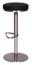 Barhocker >WL1.293< in Schwarz - 82x38cm (HxD)