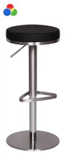 Barhocker >WL1.293< in Weiss oder Schwarz - 82x38cm...