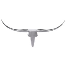 Hängedekoration >BULL< in Silber, Aluminium -...