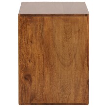 Regalwürfel >CUBE< in Sheesham, Massivholz - 44x44x33cm (BxHxT)