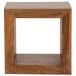 Regalwürfel >CUBE< in Sheesham, Massivholz - 44x44x33cm (BxHxT)