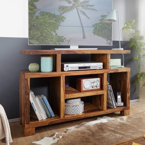 TV-Regal >WL1.208< in Sheesham, Massivholz - 115x76x40cm (BxHxT)