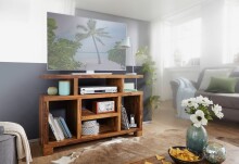 TV-Regal >WL1.208< in Sheesham, Massivholz - 115x76x40cm (BxHxT)