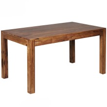 Esstisch >MUMBAI< in Sheesham, Massivholz - 160x76x80cm (BxHxT)