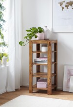 Standregal >MUMBAI< in Sheesham, Massivholz - 44x105x44cm (BxHxT)