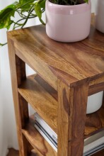 Standregal >MUMBAI< in Sheesham, Massivholz - 44x105x44cm (BxHxT)