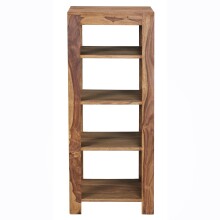 Standregal >MUMBAI< in Sheesham, Massivholz - 44x105x44cm (BxHxT)