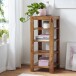 Standregal >MUMBAI< in Sheesham, Massivholz - 44x105x44cm (BxHxT)