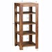 Standregal >MUMBAI< in Sheesham, Massivholz - 44x105x44cm (BxHxT)
