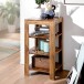 Standregal >MUMBAI< in Sheesham, Massivholz - 44x80x44cm (BxHxT)