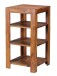 Standregal >MUMBAI< in Sheesham, Massivholz - 44x80x44cm (BxHxT)