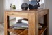 Standregal >MUMBAI< in Sheesham, Massivholz - 44x80x44cm (BxHxT)