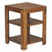 Standregal >MUMBAI< in Sheesham, Massivholz - 44x60x44cm (BxHxT)