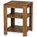 Standregal >MUMBAI< in Sheesham, Massivholz - 44x60x44cm (BxHxT)