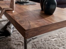 Couchtisch >GUNA< in Sheesham, Massivholz - 120x40x60cm (BxHxT)