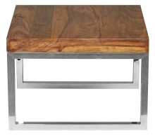 Beistelltisch >GUNA< in Sheesham, Massivholz - 60x40x60cm (BxHxT)
