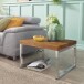 Beistelltisch >GUNA< in Sheesham, Massivholz - 60x40x60cm (BxHxT)