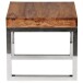 Beistelltisch >GUNA< in Sheesham, Massivholz / Stahl - 45x40x45cm (BxHxT)