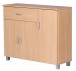 Sideboard >SETE< in Buche Dekor, Holzwerkstoff - 90x75x30cm (BxHxT)
