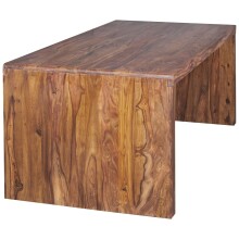 Schreibtisch >BOHA< in Sheesham, Massivholz - 140x76x80cm (BxHxT)