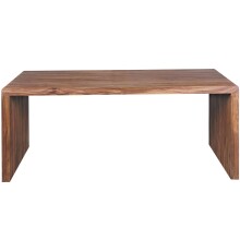 Schreibtisch >BOHA< in Sheesham, Massivholz - 180x76x90cm (BxHxT)