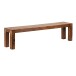 Sitzbank >MUMBAI< in Sheesham, Massivholz - 180x45x35cm (BxHxT)