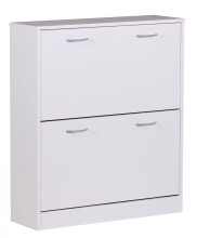 Schuhkipper >KIEL< in Weiß - 24x87x75cm (BxHxT)