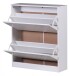 Schuhkipper >KIEL< in Weiß - 24x87x75cm (BxHxT)
