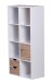 Bücherregal >MASSA< in Weiß / Sonoma Eiche Dekor - 60x120x29 (BxHxT)