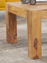 Couchtisch >WL1.443< in Akazie, Massivholz - 60x40x60cm (BxHxT)