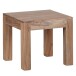 Couchtisch >MUMBAI< in Akazie, Massivholz - 45x40x45cm (BxHxT)