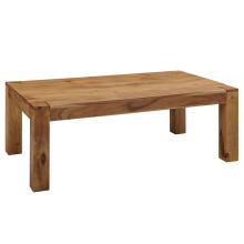 Couchtisch >MUMBAI< in Akazie, Massivholz - 110x40x60cm (BxHxT)