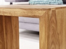 Satztisch >MUMBAI< (3-teilig) in Braun, Massivholz - 45x50x30cm (BxHxT)