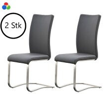 Esszimmerstuhl >Muvo I< (2er Set) in 4 Farben...