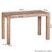 Esstisch >MUMBAI< in Braun, Massivholz - 120x76x60cm (BxHxT)