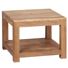 Couchtisch >MUMBAI< in Akazie, Massivholz - 60x45x60cm (BxHxT)