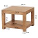 Couchtisch >MUMBAI< in Akazie, Massivholz - 60x45x60cm (BxHxT)